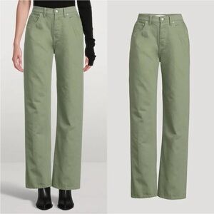Boyish Ziggy Straight Baggy Jeans in Green Mile 26